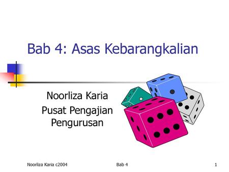 Bab 4: Asas Kebarangkalian