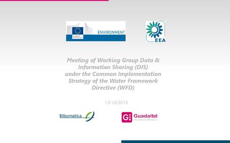 Meeting of Working Group Data & Information Sharing (DIS)