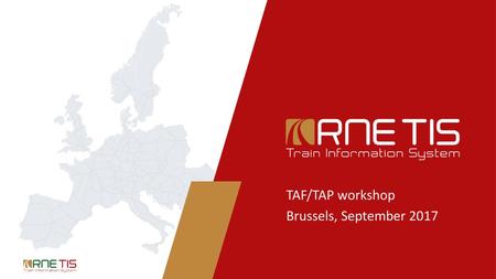 TAF/TAP workshop Brussels, September 2017.