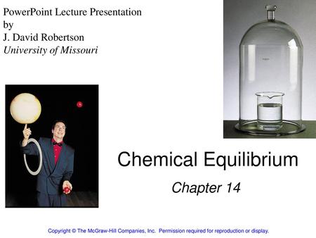 Chemical Equilibrium Chapter 14