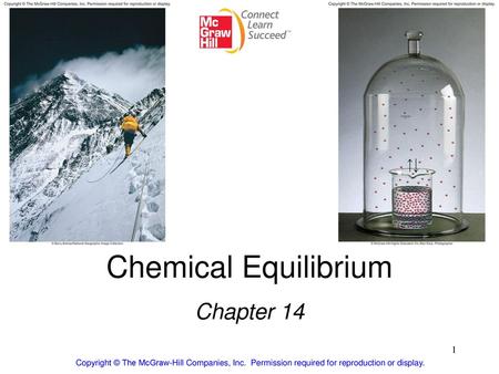 Chemical Equilibrium Chapter 14