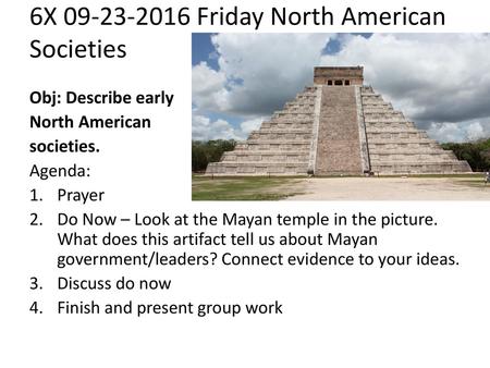 6X Friday North American Societies