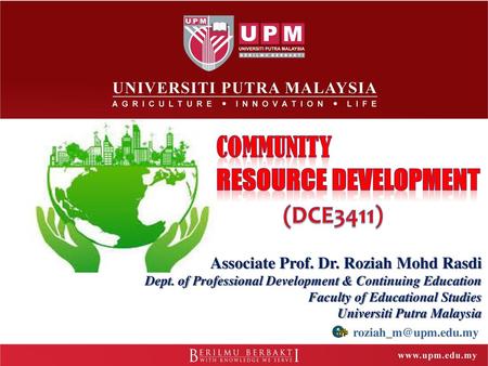 Community RESOURCE DEVELOPMENT