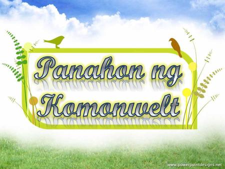 Panahon ng Komonwelt.