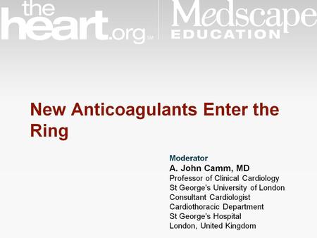 Sites of Action in Coagulation System Novel Factor Xa and DT Inhibitors.