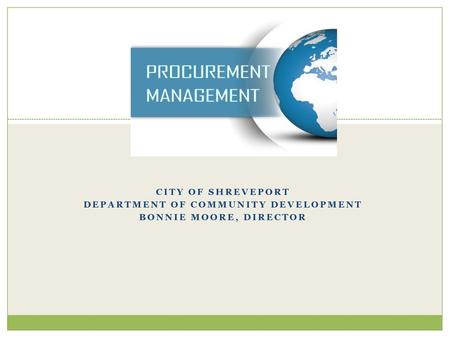 Department of Community Development