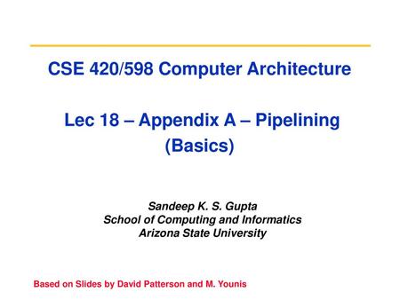 School of Computing and Informatics Arizona State University