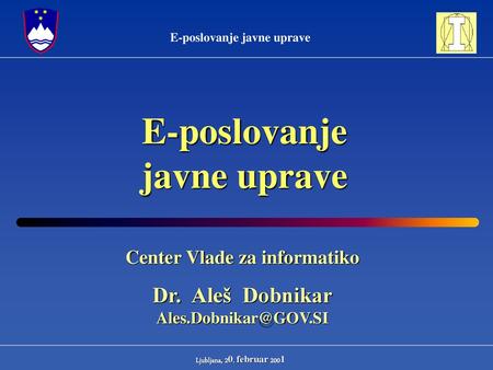 E-poslovanje javne uprave