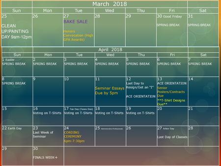 March 2018 Sun Mon Tue Wed Thu Fri Sat 25