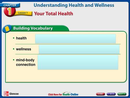 A combination of physical, mental/emotional, and social well-being