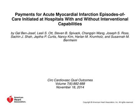 Circ Cardiovasc Qual Outcomes