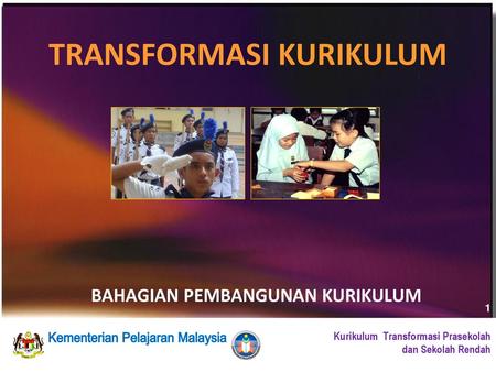 TRANSFORMASI KURIKULUM