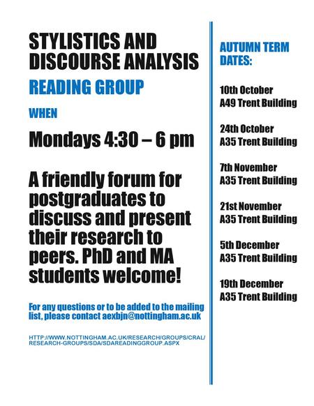 Stylistics and discourse analysis