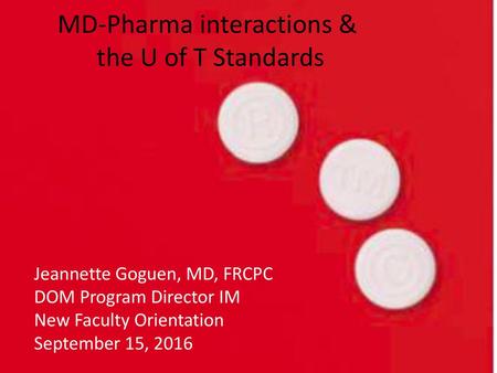 MD-Pharma interactions &