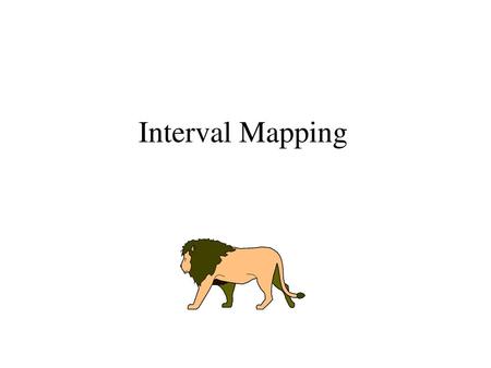 Interval Mapping.