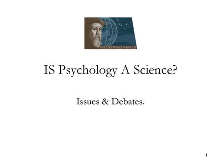 IS Psychology A Science?