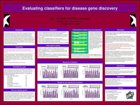 Evaluating classifiers for disease gene discovery