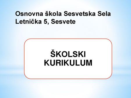 Osnovna škola Sesvetska Sela