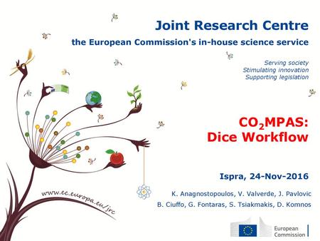 CO2MPAS: Dice Workflow Ispra, 24-Nov-2016