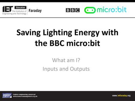 Saving Lighting Energy with the BBC micro:bit