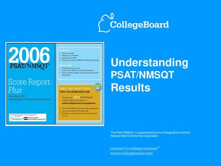 Understanding PSAT/NMSQT Results