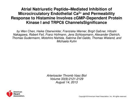 Arterioscler Thromb Vasc Biol