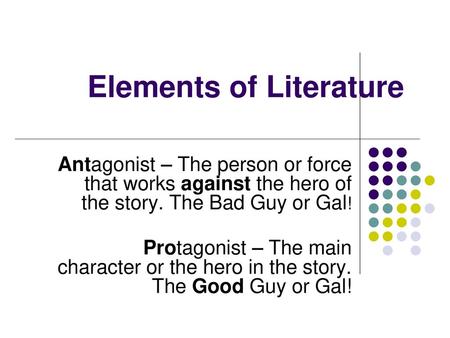 Elements of Literature