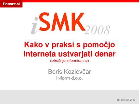 Boris Kozlevčar INform d.o.o.