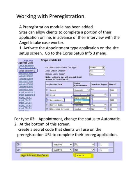 Working with Preregistration.