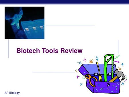 Biotech Tools Review 2005-2006 1.