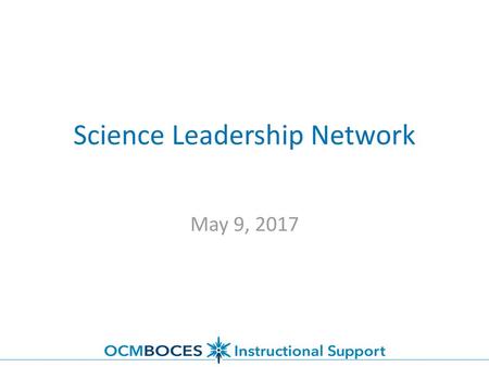 Science Leadership Network