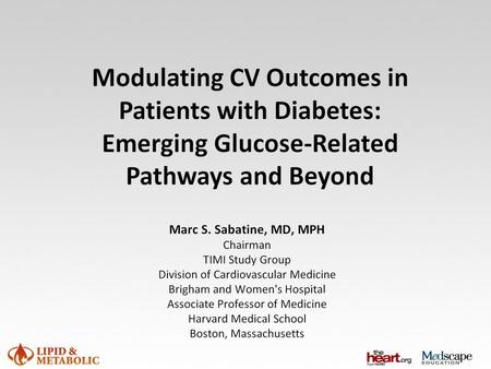 SAVOR-TIMI 53 Summary SAVOR-TIMI 53: Primary End Point of CV Death, MI, Ischemic Stroke.