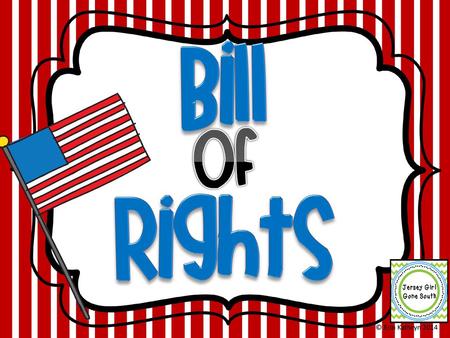 Bill of Rights © Erin Kathryn 2014.