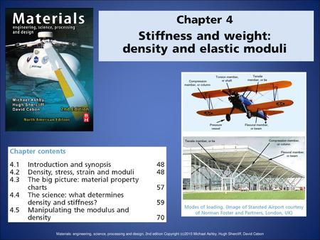 Materials: engineering, science, processing and design, 2nd edition Copyright (c)2010 Michael Ashby, Hugh Shercliff, David Cebon.