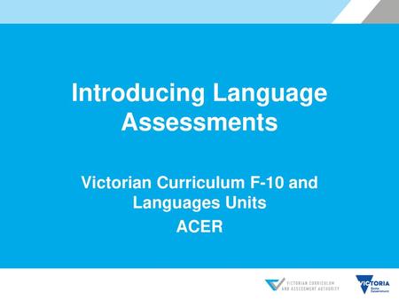 Introducing Language Assessments