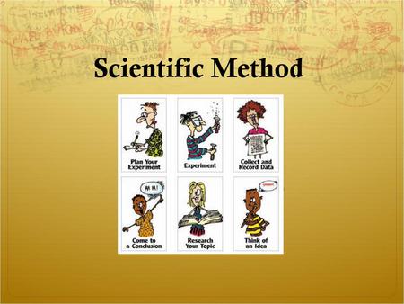 Scientific Method.