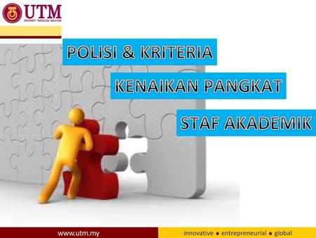 POLISI & KRITERIA KENAIKAN PANGKAT STAF AKADEMIK.