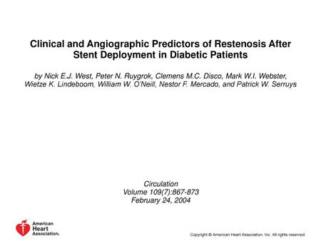 by Nick E. J. West, Peter N. Ruygrok, Clemens M. C. Disco, Mark W. I