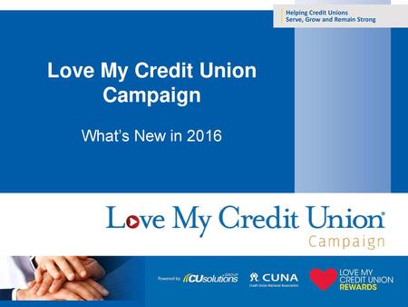 Love My Credit Union Campaign