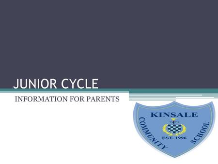 INFORMATION FOR PARENTS