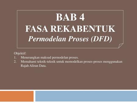 Permodelan Proses (DFD)