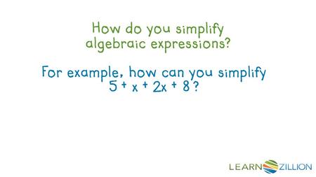 LearnZillion Notes: --This is your hook. Start with a question to draw the student in. We want that student saying, “huh, how do you do X?” Try to be specific.