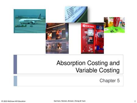 Absorption Costing and Variable Costing