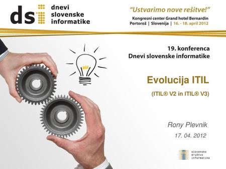 Evolucija ITIL (ITIL® V2 in ITIL® V3)