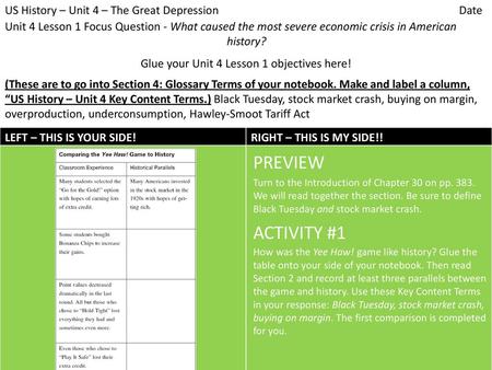 Glue your Unit 4 Lesson 1 objectives here!