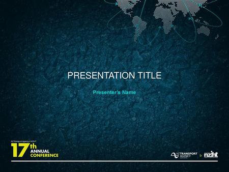 PRESENTATION TITLE Presenter’s Name.