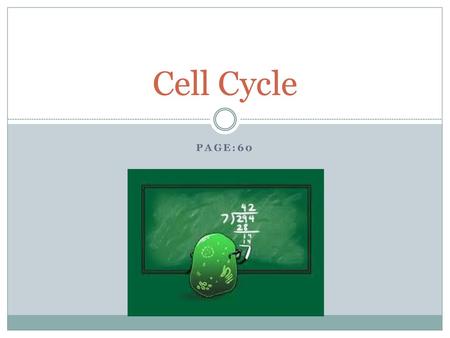 Cell Cycle Page:60.