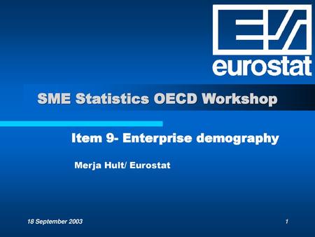 SME Statistics OECD Workshop