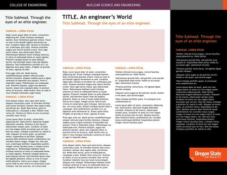 TITLE. An engineer’s World