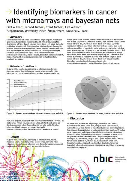 Identifying biomarkers in cancer with microarrays and bayesian nets